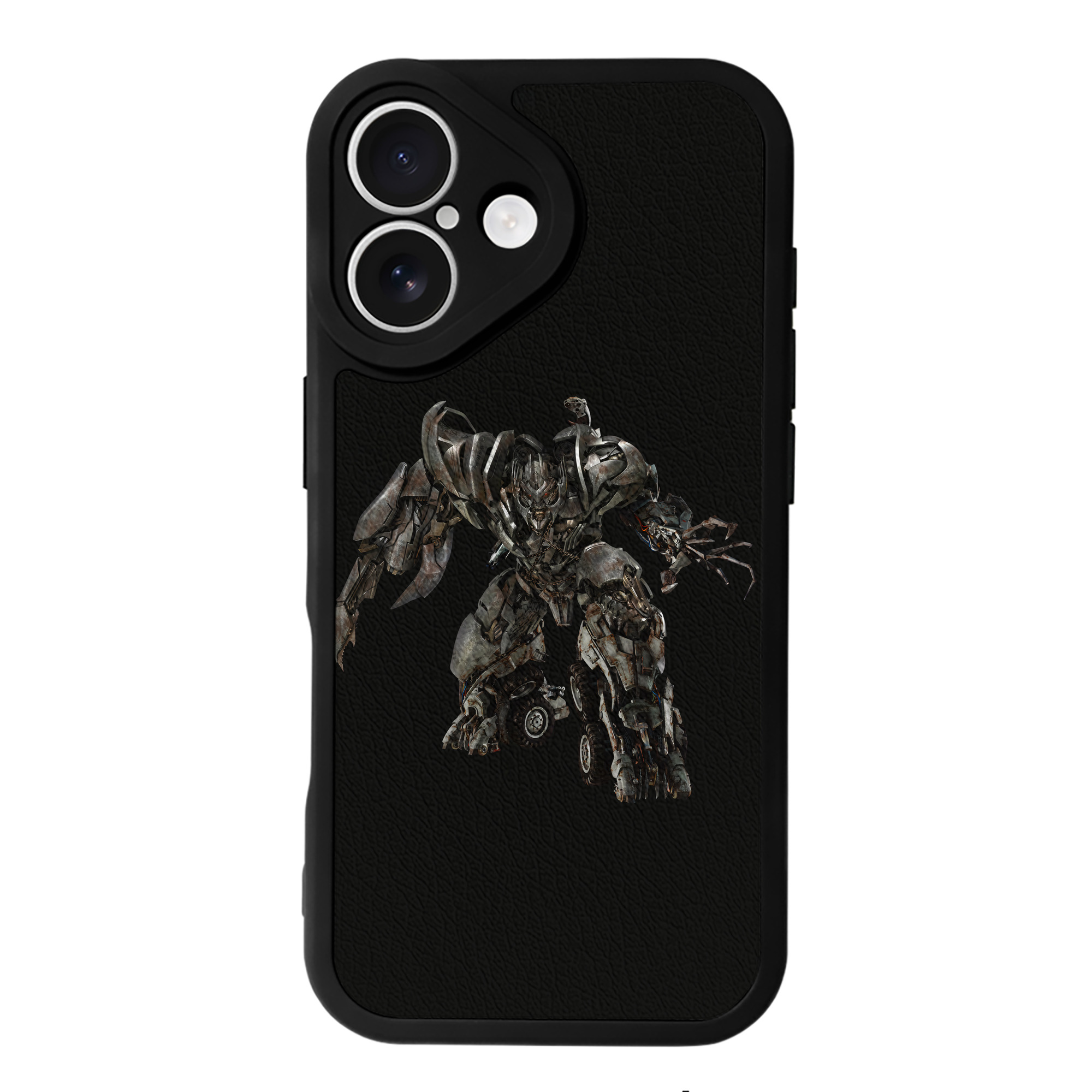 （画像用） Transformers トランスフォーマー 【iPhone 16シリーズ対応】シリコンスマホケース（レザー調） 材質：シリコン